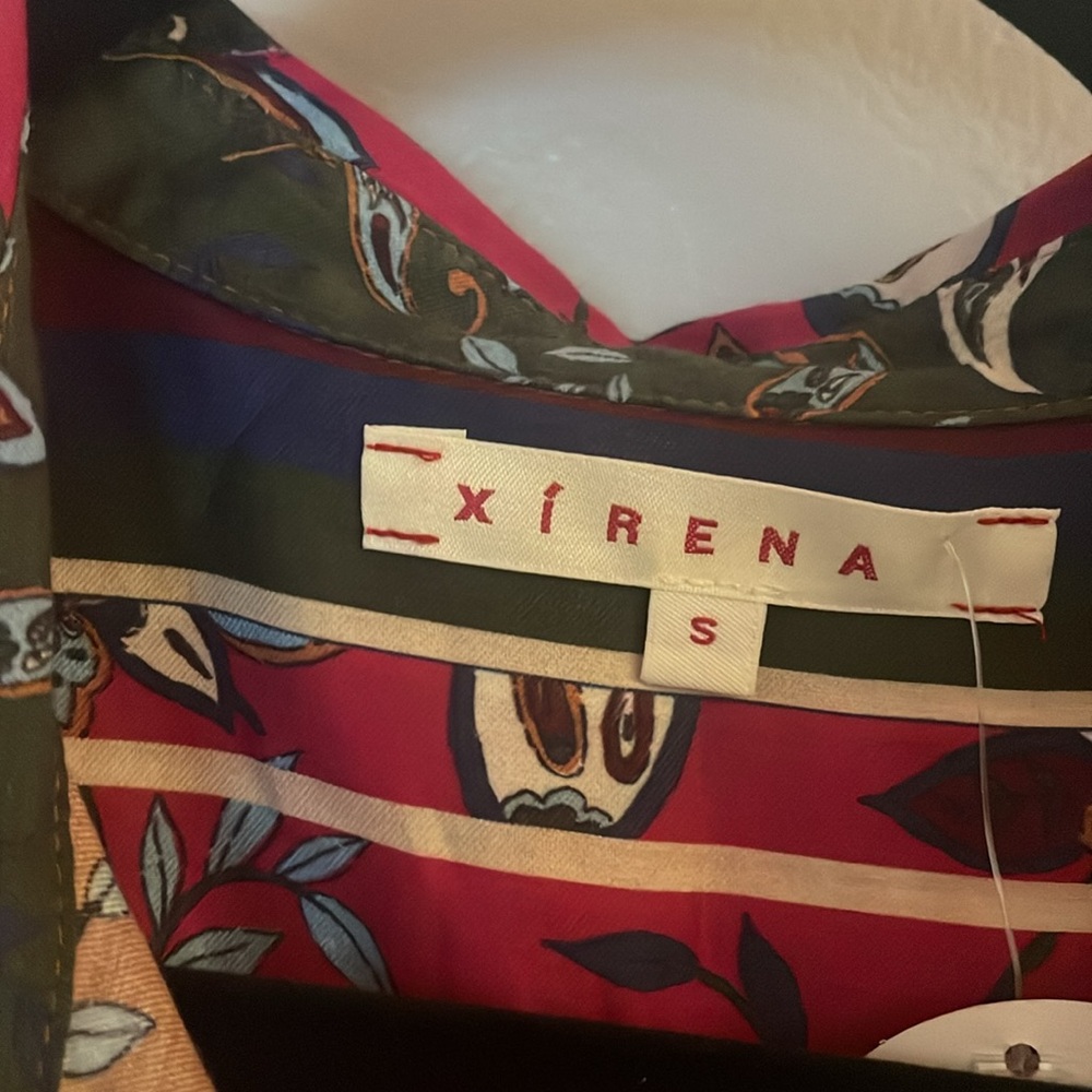 [Xirena] “Kiera Patchwork” Pattern Blouse - Size … - image 4